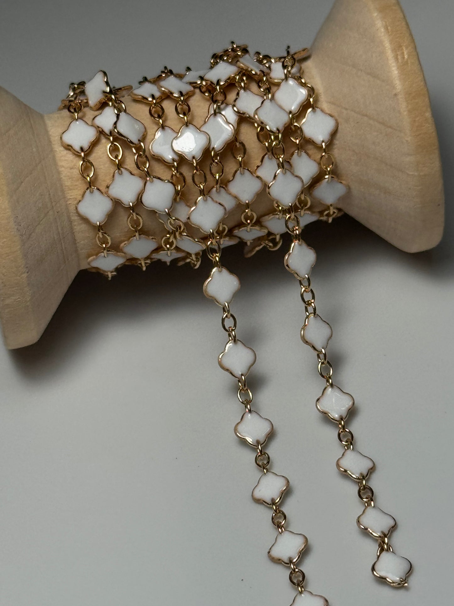 White Enamel Clover