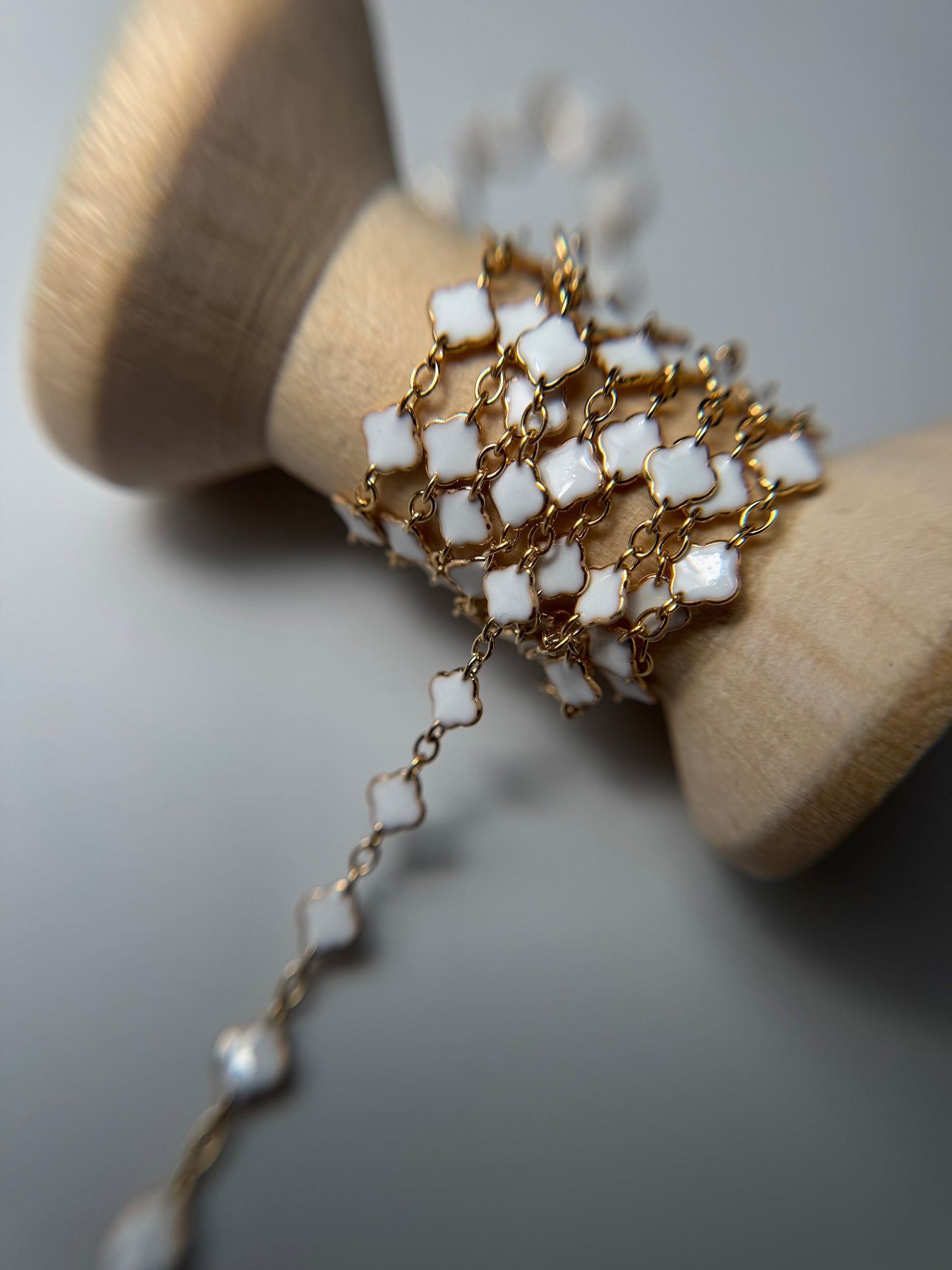 White Enamel Clover
