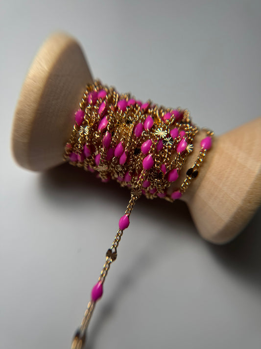 Hot Pink Sequence Chain